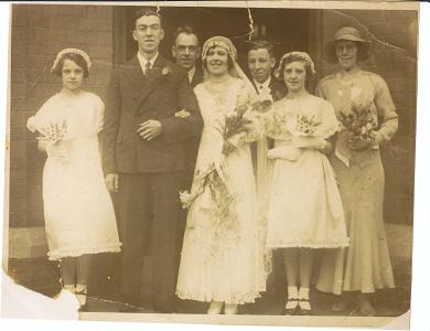 James Kenny on his wedding day